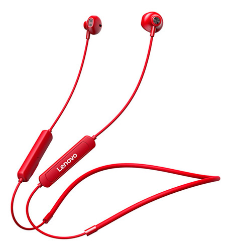 Fone De Ouvido In Ear Bluetooth Lenovo Sh1 Vermelho