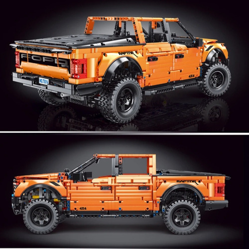 Ford Raptor F-150 Com 3.249 Peças Modelo Grande 56cm - Tgl