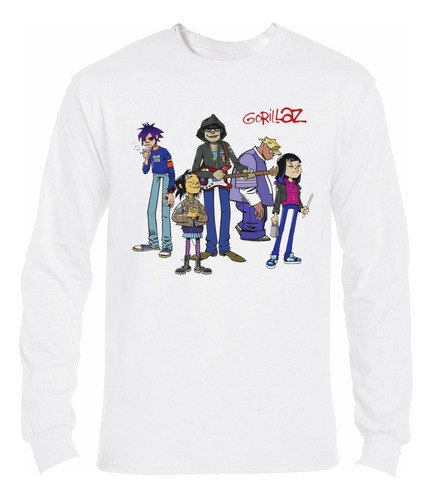 Polera Ml Gorillaz Band Comic Rock Abominatron