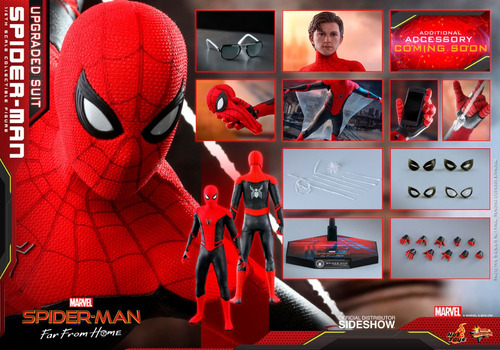 Spider-man Upgraded Suit Hot Toys 1/6 Far From Home En Mano! (Usado)
