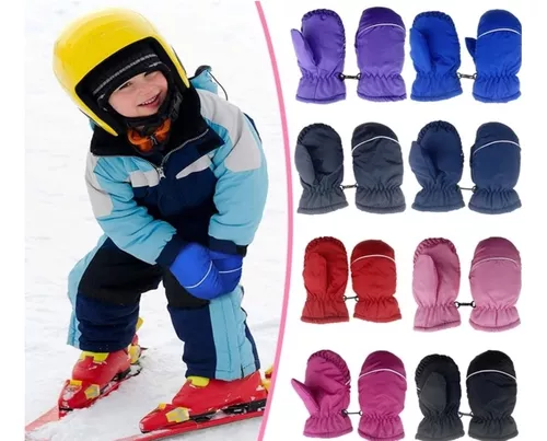 Guantes De Nieve Ski Niños Montagne Shiroki Impermeables