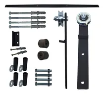 Comprar Kit De Herrajes Puerta Granero Livianas Riel 2 M Plegado