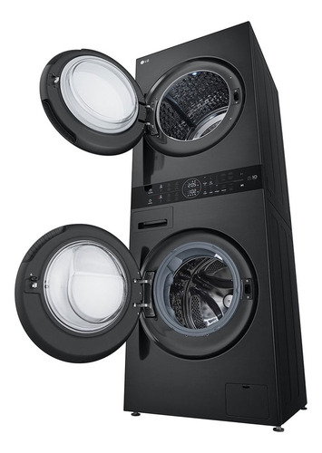 Lava E Seca Torre Washtower 14kg Black Inox - 127v