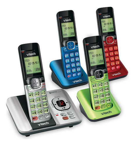 Teléfono Inalámbrico Vtech Cs6529-4b Dect 6.0 Con Sistema De