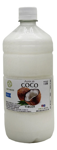 Aceite De Coco Virgen Puro Y Natural Calidad Premium 1 Litro