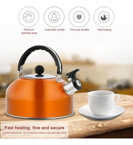 Aa Hervidor De Té Whistling De Acero Inoxidable For Estufa