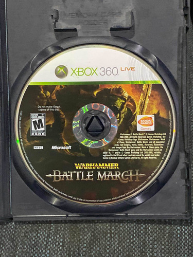 Warhammer Battle March Xbox 360 Solo Disco