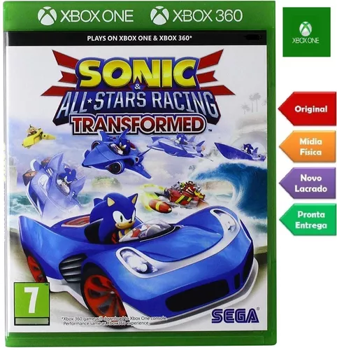 Jogo Sonic & All Star Racing Transformed Xbox 360 Sega com o