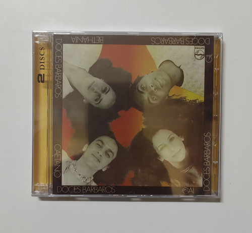 Cd Duplo Doces Barbaros - Caetano, Gal, Gil E Bethânia 1976 Versão Do Álbum Estandar