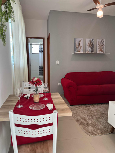 Apartamento Mobiliado 1 Dorm C/ Varanda 5 Min Metrô Itaquera