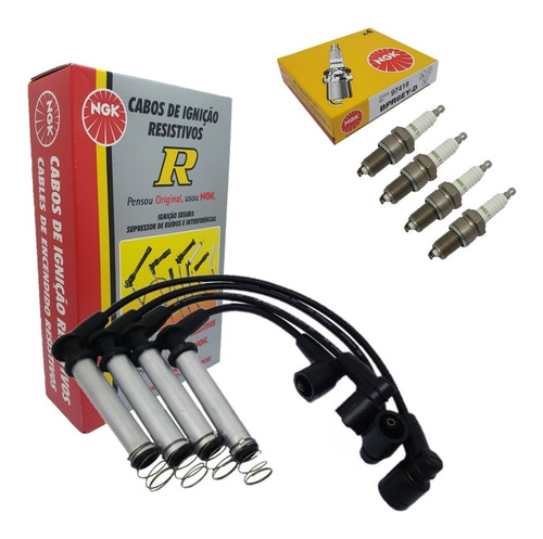 Kit Velas E Cabos Corsa Sedan 1.8 8v Gasol/flex Tds 2002/