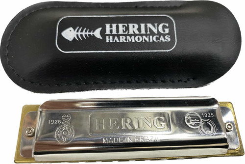 Gaita De Boca Diatônica Hering Harmônica Super 20 Em Eb