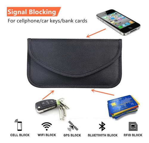 2 Bolsa Faraday Bolsa Bloqueo Señal Rfid Bolsa Blindaje Celu
