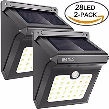 Luz Solar 28 Led Sensor De Movimiento X 2 Pack
