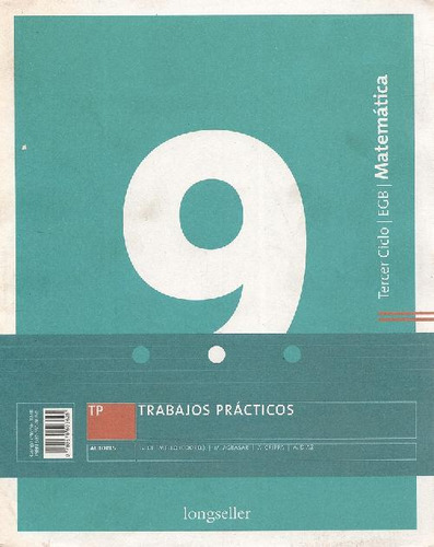 Libro Tercer Ciclo Egb Matematica 9 Anexo Teorico Trabajos P