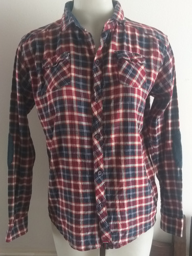 Camisa Escosesa M51 Talle M Mangas Largas