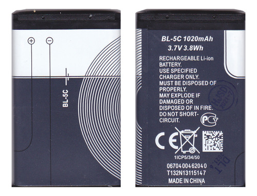 Bateria Compatible Para Nokia Bl-5c