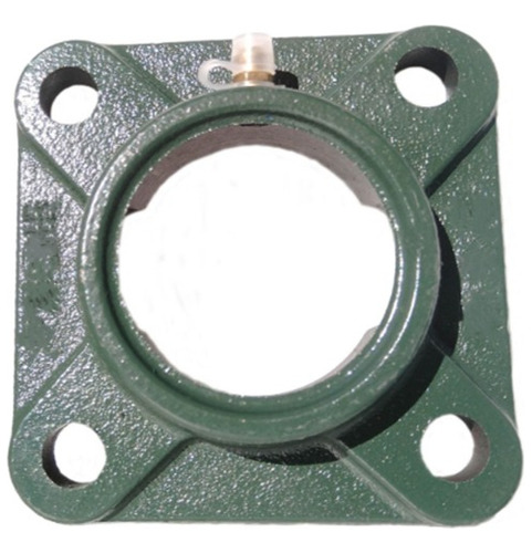 4 Rolamentos Uc205 Eixo 25mm + 4 Mancal Quadrado Flange F205