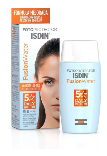 Fotoprotector Fusion Water Spf50 + Agua Micellar 100ml Isdin