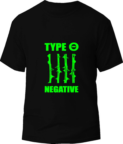 Camiseta Type 0 Negative Rock Metal Tv Tienda Urbanoz