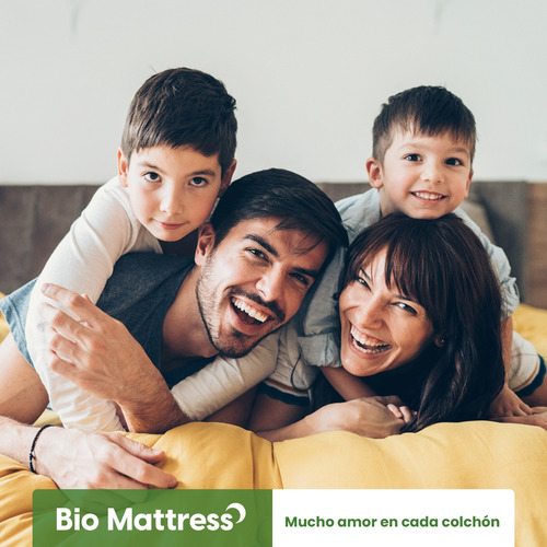 Colchon Bio Mattress Genova Memory Foam Individual Con Box
