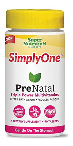 Supernutrition, Simplyone Multi-vitamina Para Tabletas Prena