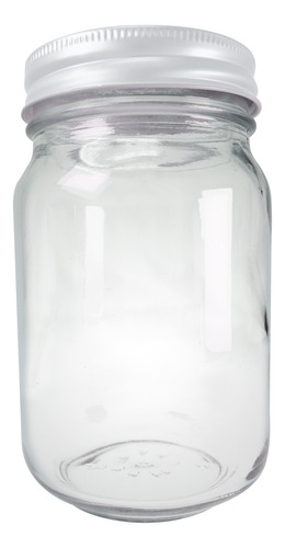 Frasco De Vidrio 16 Oz 450 Ml (100 Piezas) Sin Tapa