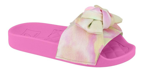 Molekinha 2311.103 Chinelo Menina Slide Gaspea Laço Tie Dye