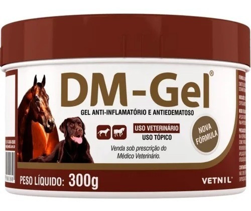 Dm Gel AnaLGésico Anti-inflamatório Para Animais Vetnil 300g