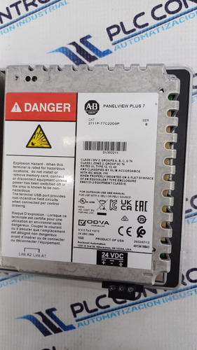 Allen Bradley 2711p-t7c22d9p Panel View Plus 7
