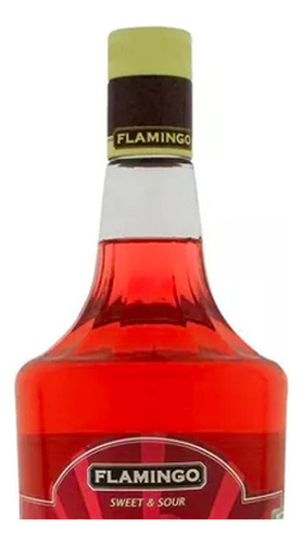 Caja De 12 Licor Flamingo Wild & Tasty Sandia 1 L