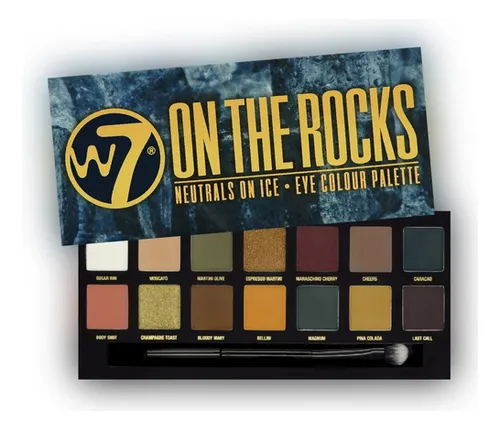 Sombras W7 On The Rocks - G A Color De La Sombra Multicolor