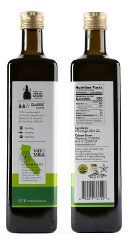 Cobram State Aceite De Oliva Extra Virgen 750 Ml