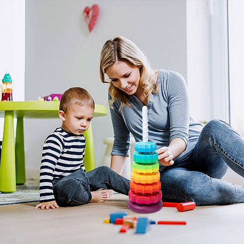 Juguetes De Educación Temprana Plegables Para Niños E, Remol