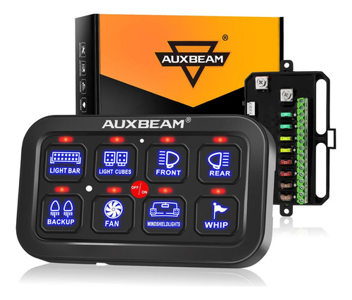 Panel De Interruptor De Pandilla Auxbeam 8 Ba80 Automático 2