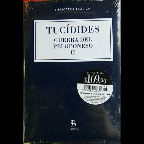 Libro Gredos Para Coleccionistas Tucidides Tomo 2