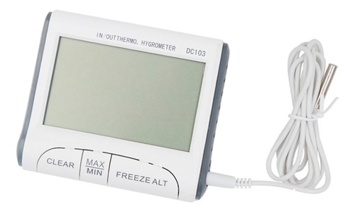 D Termómetro Hidrómetro Digital Lcd Dc103 Para Interiores