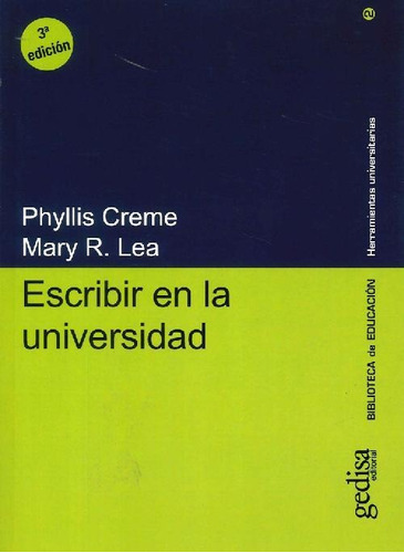 Libro Escribir En La Universidad De Rhyllis Creme, Mary Lea