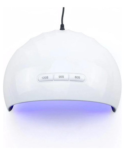 Cabine Uv/led Para Secagem De Unhas Z6 Branca 2 Em 1