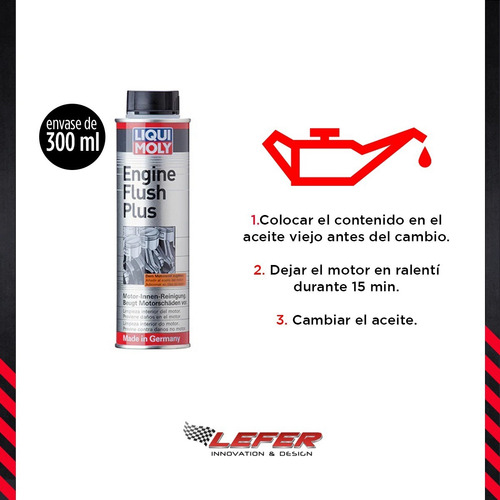 Imagen 3 de 9 de Limpia Motor Interno Engine Flush Plus Liqui Moly