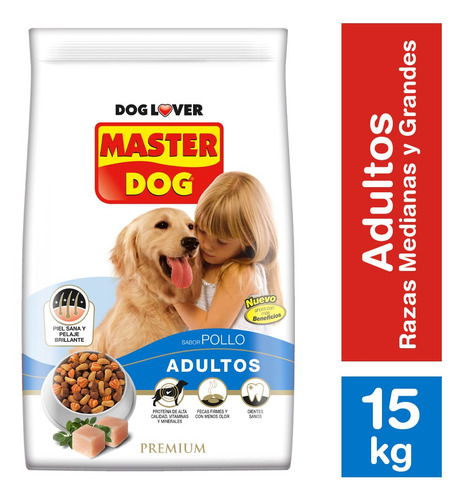 Master Dog Alimento Perro Adulto Pollo 15 Kg