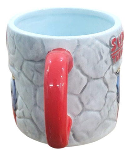 Caneca Super Homem Man Of Steel Superman Clube Comix Geek Cor Água