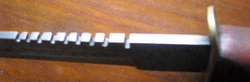 Imagen 6 de 7 de Cuchillo Militar Antiguo Del Arma De Caballeria R.o.u