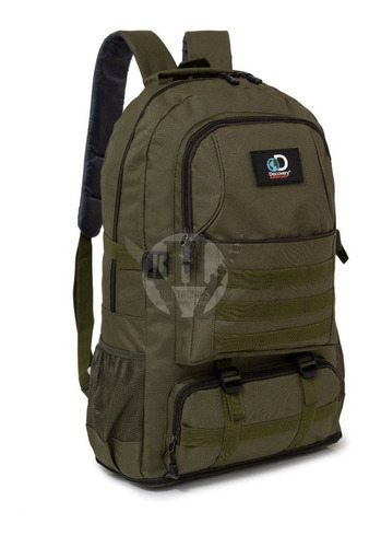 Mochila Tactica Discovery 60l Molle 768 Verde Viaje Edc Army