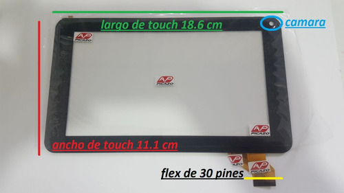 Touch Tablet De 7 Pulgadas Flex Fhf W7.0-191-b Fpc Negro