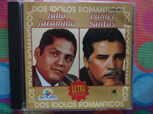 Julio Jaramillo Daniel Santos Cd Dos Idolos Románticos W