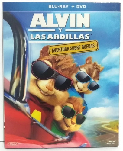 Alvin Y Las Ardillas Aventura Sobre Ruedas Blu-ray + Dvd