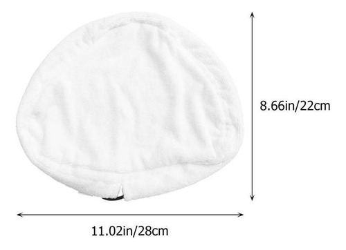 Paño De Microfibra De Repuesto Para Mopa De Vapor H2o X5, 8