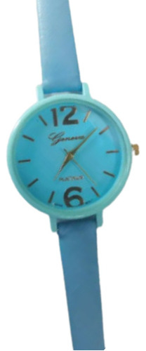 Relojes De Colores  Geneva De Pulso Minimalista Elegante