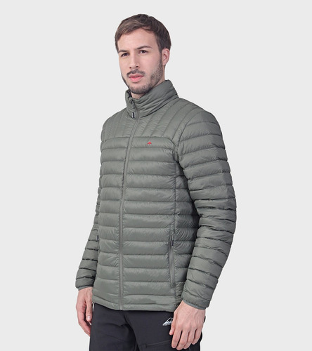 Campera Montagne Lando Inflable Pluma Duvet Hombre